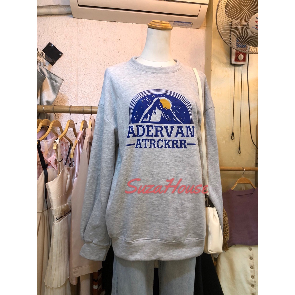 Áo Nỉ Sweater Advan Nữ Form Rộng Vải Nỉ Bông Dày Dặn phong cách Ulzzang SuzaHouse_Store SWTADVAN | BigBuy360 - bigbuy360.vn
