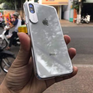 Ốp lưng bảo vệ Camera cho iPhone 7/8/7Plus/8Plus/iPhone X trong suốt