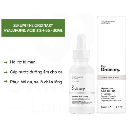 Serum The Ordinary Hyaluronic Acid 2% + B5 Cấp Ẩm Phục Hồi Da Hư Tổn | BigBuy360 - bigbuy360.vn