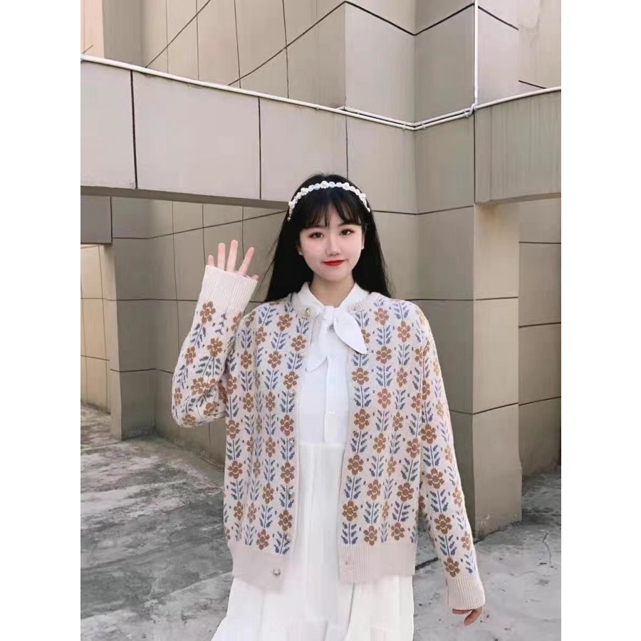 Áo khoác len Cardigan vintage