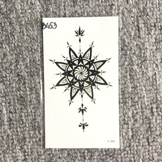 Xăm dán Tattoo hoa văn B453