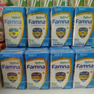 Sữa bột pha sẵn Famna của Nutifood vỉ 4 hộp 110ml