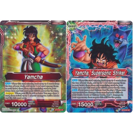 Thẻ bài Dragonball - TCG - Yamcha, Supersonic Striker / BT10-001'