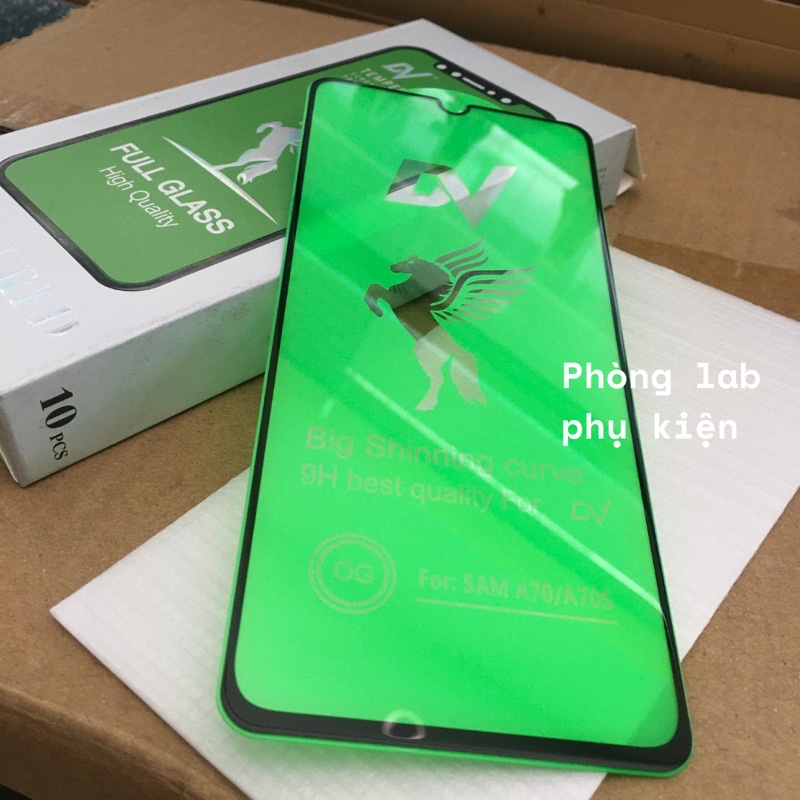 Kính cường lực DV High Quality Premium độ cứng 9H, full màn, chống trầy xước cho Samsung