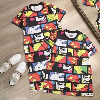 Set đầm xuông mẹ bé