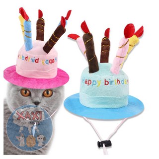Nón mũ HAPPY BIRTHDAY cho chó mèo SIÊU CUTE - XAXI Petshop