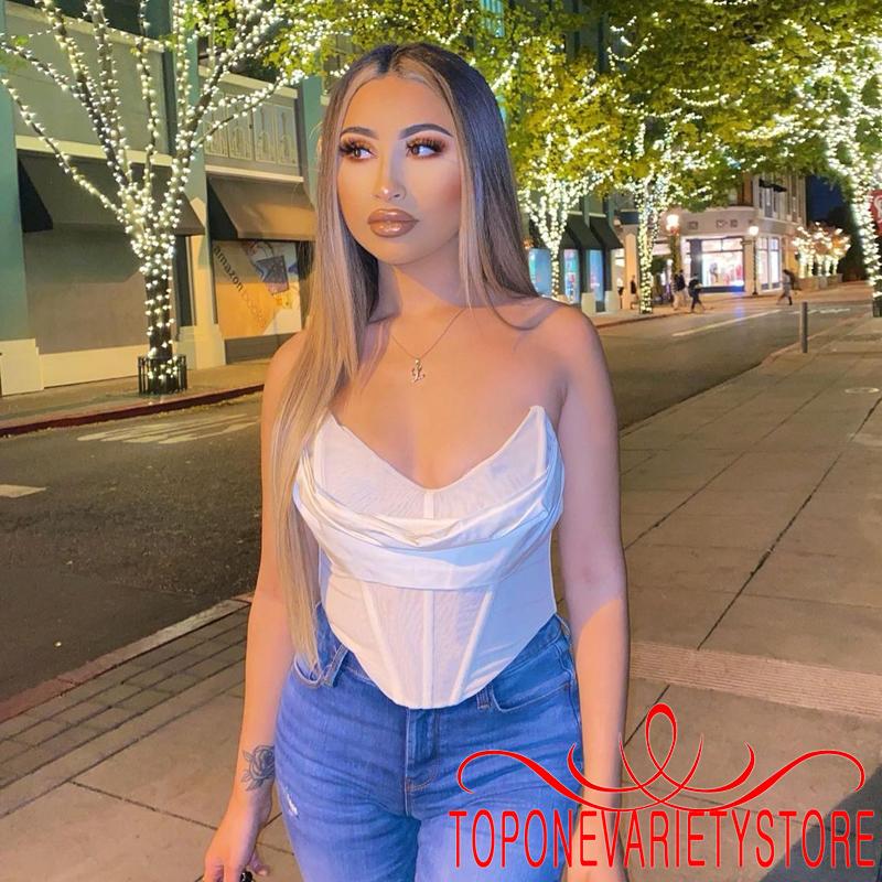 Áo Lửng Hai Dây Cổ Sâu Phong Cách Quyến Rũ Dành Cho Nữ | BigBuy360 - bigbuy360.vn