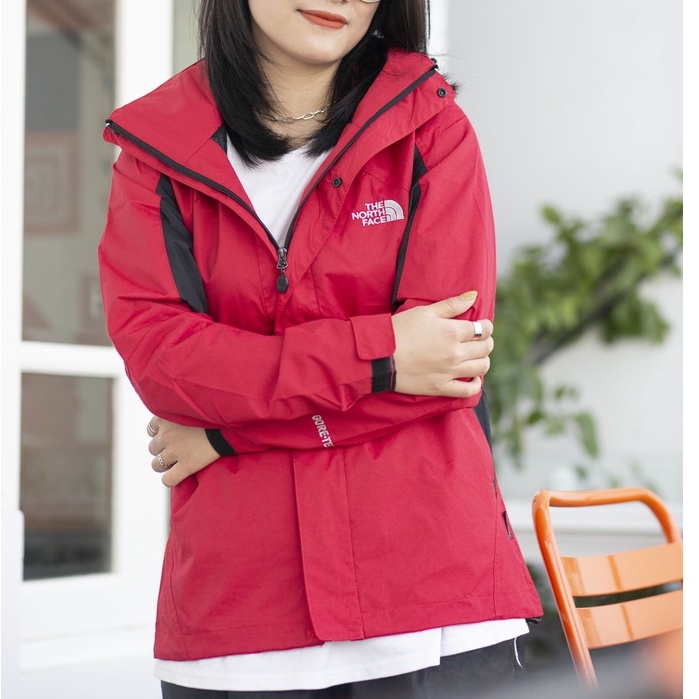 Áo gió TNF 2 lớp(hàng VNXK cực đẹp) màu đỏ