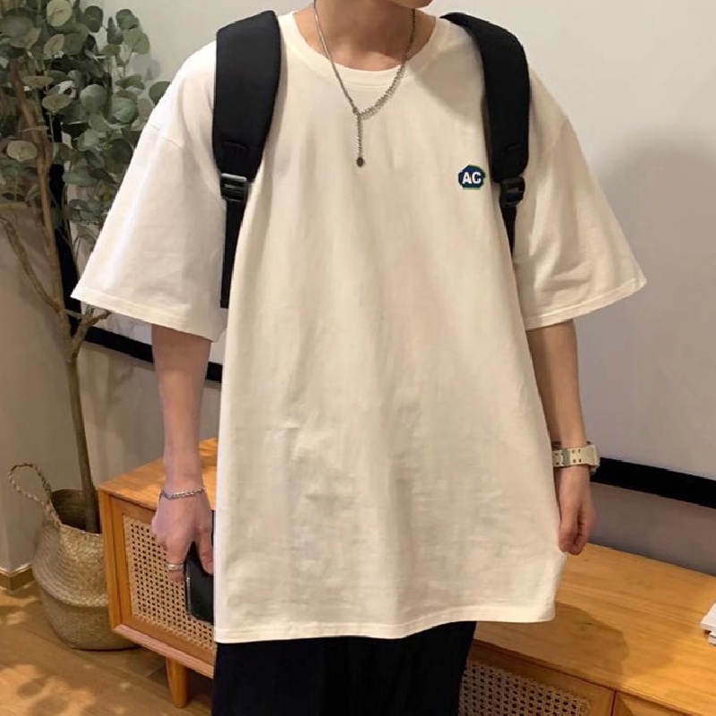 Áo Thun Tay Ngắn Size M-5XL Phong Cách Hàn Quốc Cho Nam