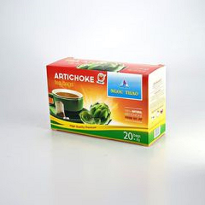 Hộp trà Atiso thượng hạng Ngọc Thảo 20 túi lọc trà thanh nhiệt giải độc gan đẹp da mặt đặc Sản Đà Lạt