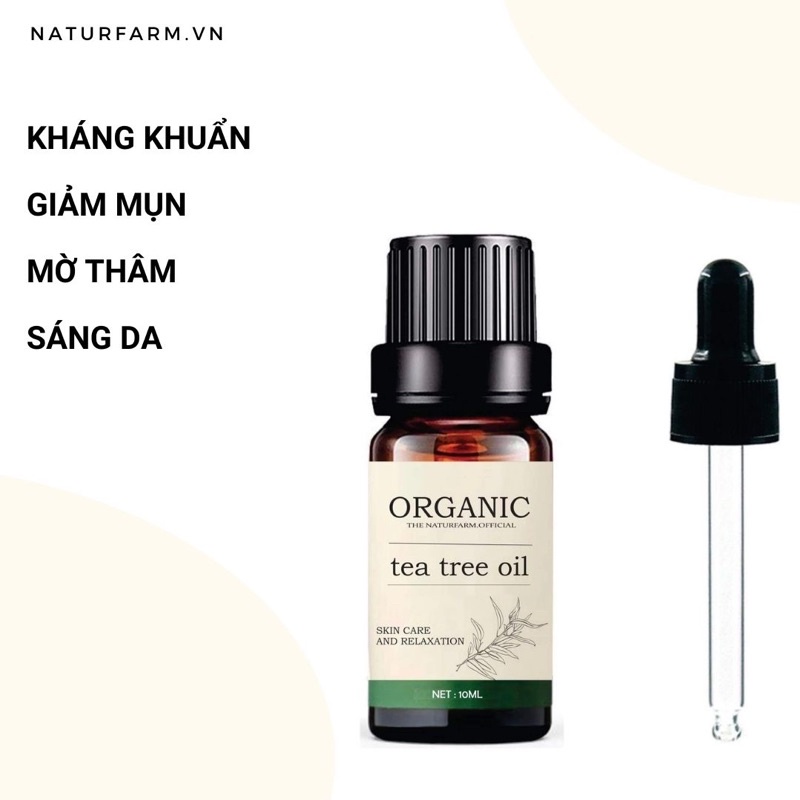 10ML Tinh dầu tràm trà (Tea Tree Oil) nguyên chất 100% Organic