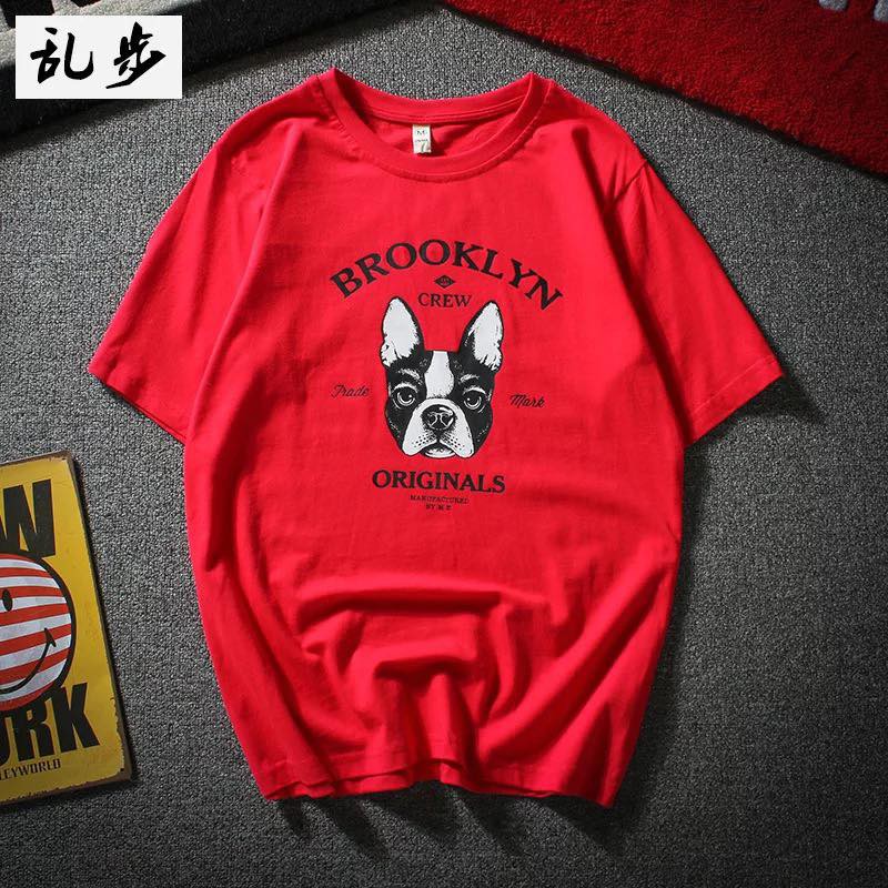 áo thun unisex 100% cotton cao cấp in hình chó ngầu