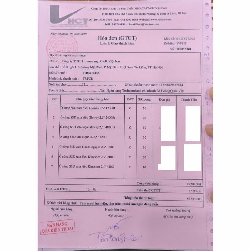 SSD 120GB KINGSPEC Chính hãng bảo hành 3 năm, cài đặt sẵn win 10 pro 64bit