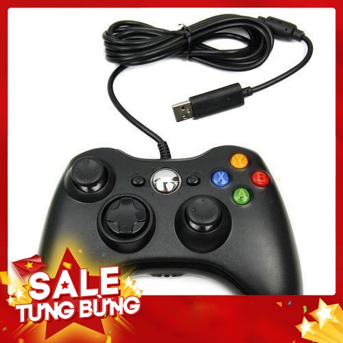 -Hàng nhập khẩu Tay cầm chơi game USB for PC 360 có dây (Hàng mới) Liên hệ mua hàng 084.209.1989