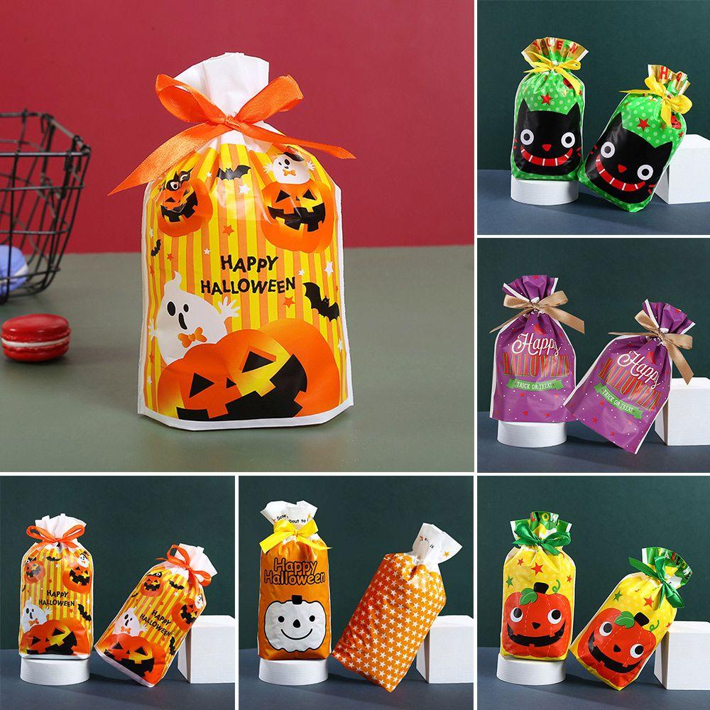 Set 50 Túi Đựng Kẹo Họa Tiết Halloween