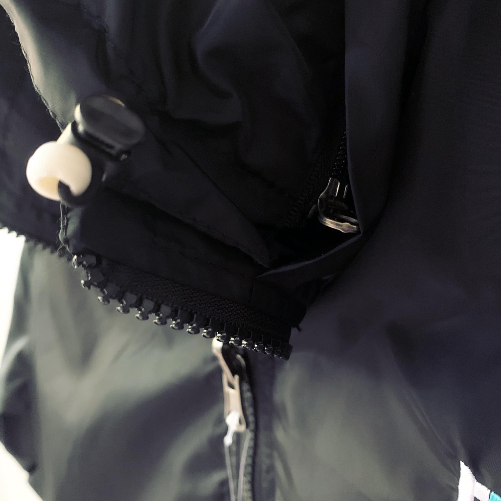 Áo khoác Tubi 2 Mặt Màu Xanh Đen Nón Rời