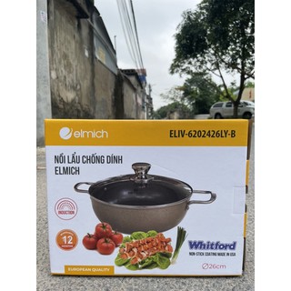 Nồi lẩu chống dính Elmich Smart Cook 26cm