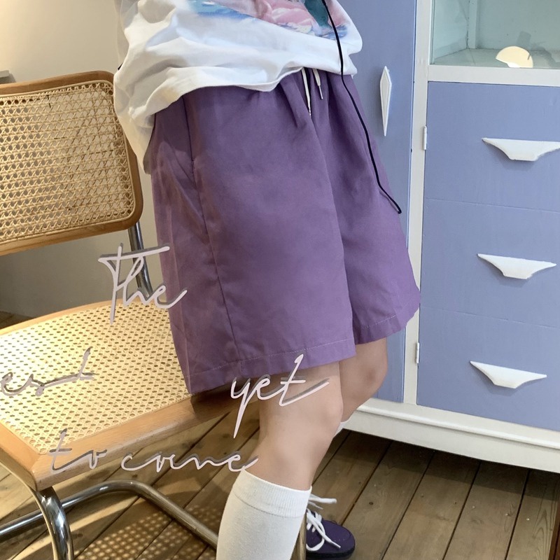 【ZHELIHANGFEI】 / Quần Thể Thao Ống Rộng Qua Gối Phong Cách Mới Cho Nữ