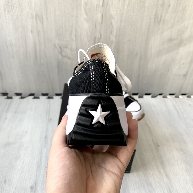 (Loli Store) Giày CVS x JW Anderson Run Star Hike - Đen - Thấp cổ - Chất lượng tiêu chuẩn
