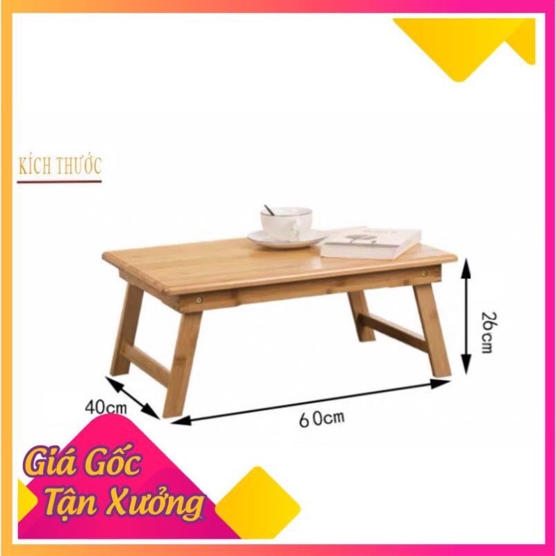 [KHO SỈ] Bàn học, bàn làm việc gấp gọn chân xếp chất liệu gỗ thông tự nhiên kích thước 45 x 65cm siêu chắc
