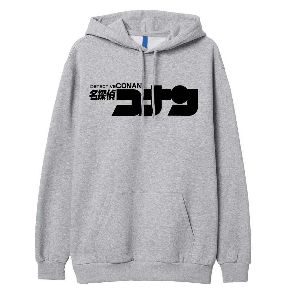 Áo nỉ hoodie thám tử lừng danh Conan chất nỉ bông dày ấm mềm mịn dáng rộng thoải mái