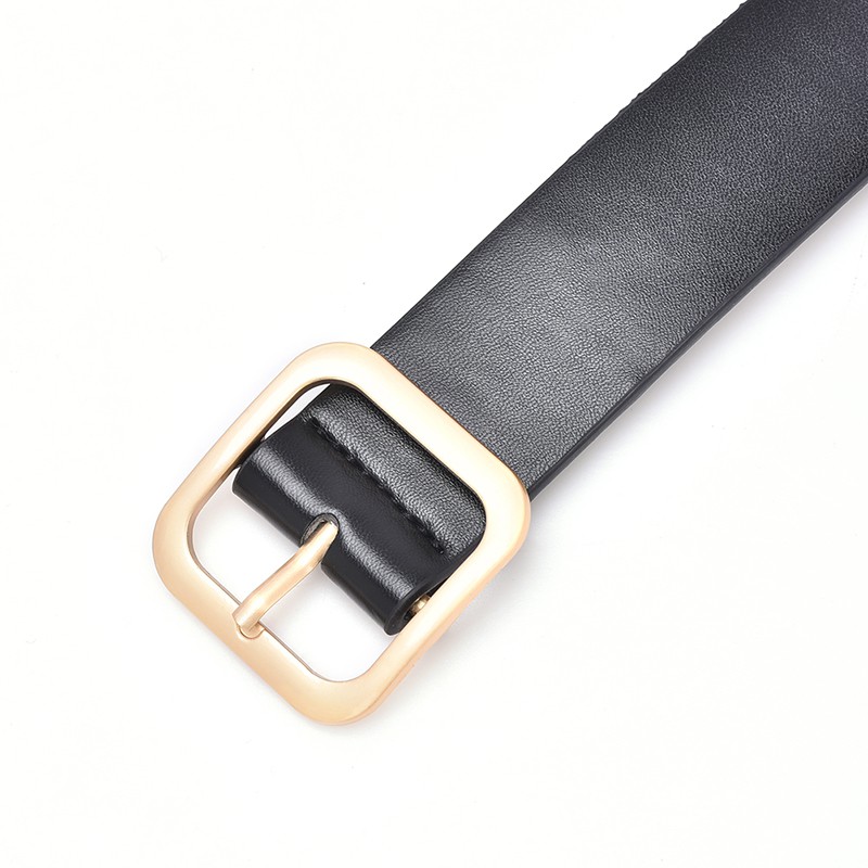 [factoryoutlet]Fashion Women Girls Belts Leather Square Metal Pin Buckle Waist Belt Waistband Cool | BigBuy360 - bigbuy360.vn