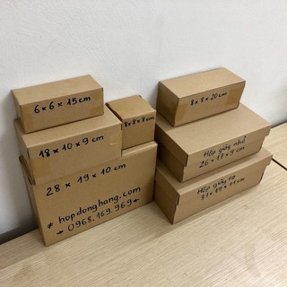 [FreeShip] 150 hộp 20x10x10cm - Thùng carton, hộp carton đóng hàng giá rẻ - Giá gốc tận xưởng không qua trung gian