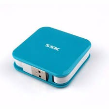 Hub Usb SSK 4 Cổng Usb SHE 035- Chính Hãng 100%, Hỗ Trợ Ổ Đĩa Cứng Di Động