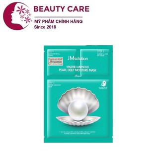 Mặt Nạ 3 Bước Chiết Xuất Ngọc Trai Jmsolution Marine Luminous Pearl Moisture Mask 30ml