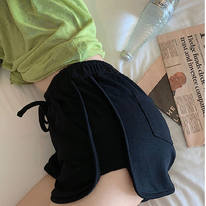 Quần Short Thể Thao Lưng Cao Phong Cách Hàn Quốc 2020 Dành Cho Nữ