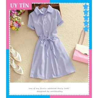 Đầm xòe cổ sơ mi xinh đẹp