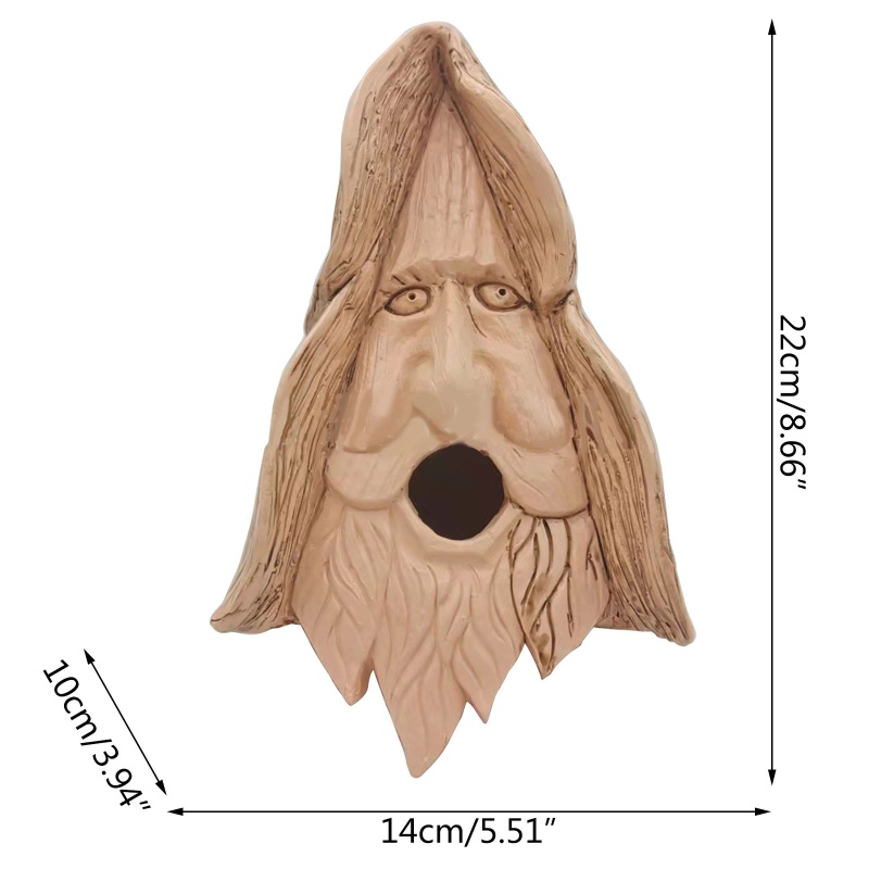 Nhà Chim Nhỏ Bằng Nhựa Resin Treo Trang Trí