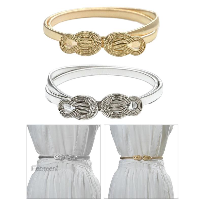 Thắt Lưng Co Giãn Phối Kim Loại Mỏng 1 Kiểu Cho Cô Dâu
