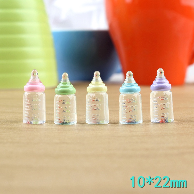 Set 4 Bình Sữa Mini Tỉ Lệ 1: 12 Trang Trí Nhà Búp Bê
