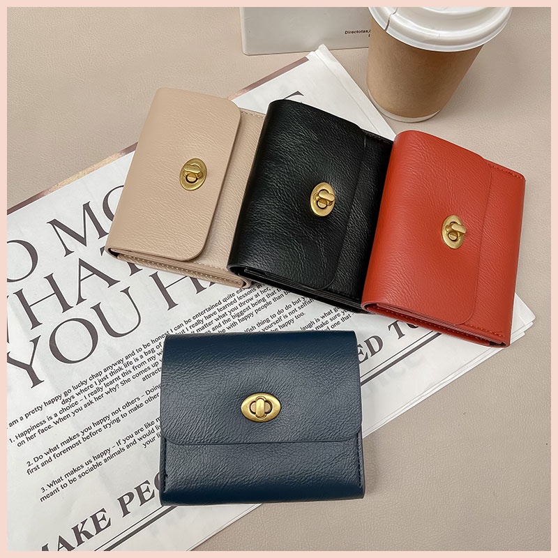 Ví nữ mini đựng thẻ cầm tay card holder da nhiều ngăn cao cấp W192 Micocah chính hãng