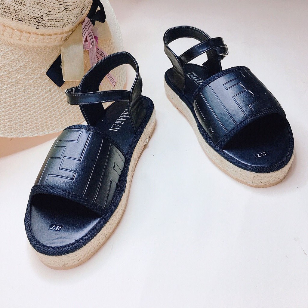 Sandal xuồng đế cói-X65