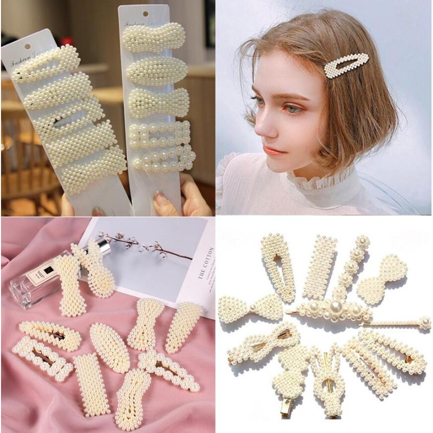 Kẹp Tóc Ngọc Trai Thời Trang Cho Nữ
