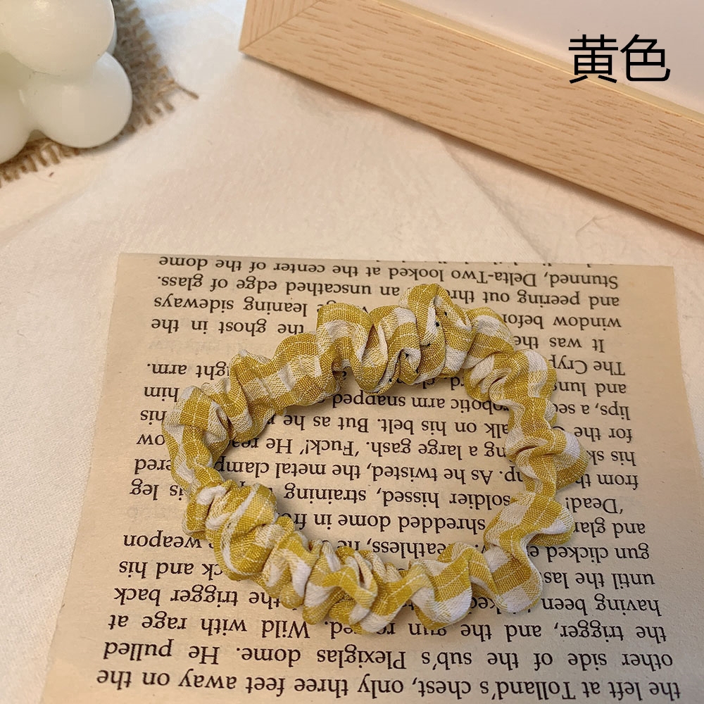 Dây Buộc Tóc Họa Tiết Ca Rô / Ca Rô Xinh Xắn Dành Cho Nữ