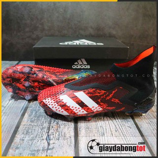Giày Đá Bóng Không Dây Predator 20+ FG | Gai nhọn hầm hố, Cổ cao ôm chân, Full box tặng tất