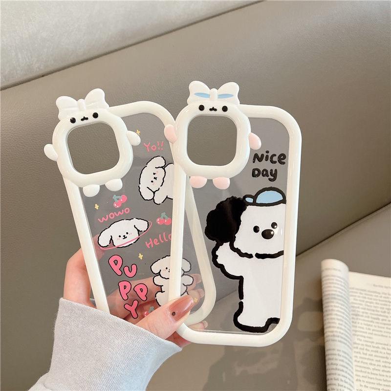 Ốp lưng iphone Nơ Puppy NiceDay 7/8/7plus/8plus/x/xsmax/xr/11/11pro/11promax/12/12promax/13/13pro/13promax/14/14promax
