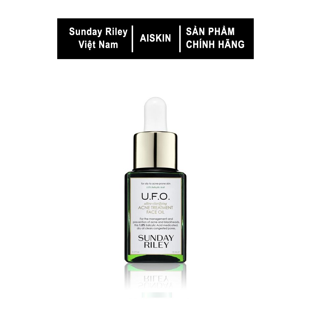 [Chính Hãng] Dầu dưỡng da loại bỏ mụn Sunday Riley U.F.O Ultra Clarifying Face Oil