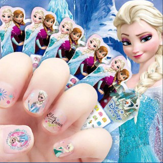 Sticker dán móng tay Pony và Elsa