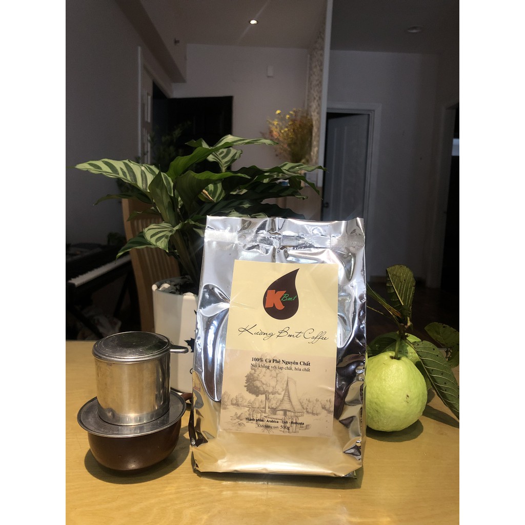 Cafe nguyên chất 100% Buôn Ma Thuột Arabica-Culi-Robusta - Kường BMT 500gr