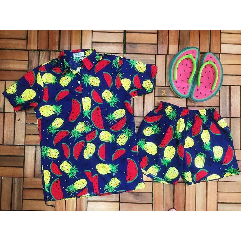 ÁO HOA QUẢ ĐI BIỂN DƯA HẤU THƠM SIÊU HOT