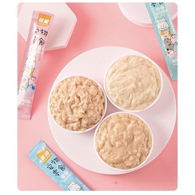 Súp thưởng cho mèo Shizuka và Catfood