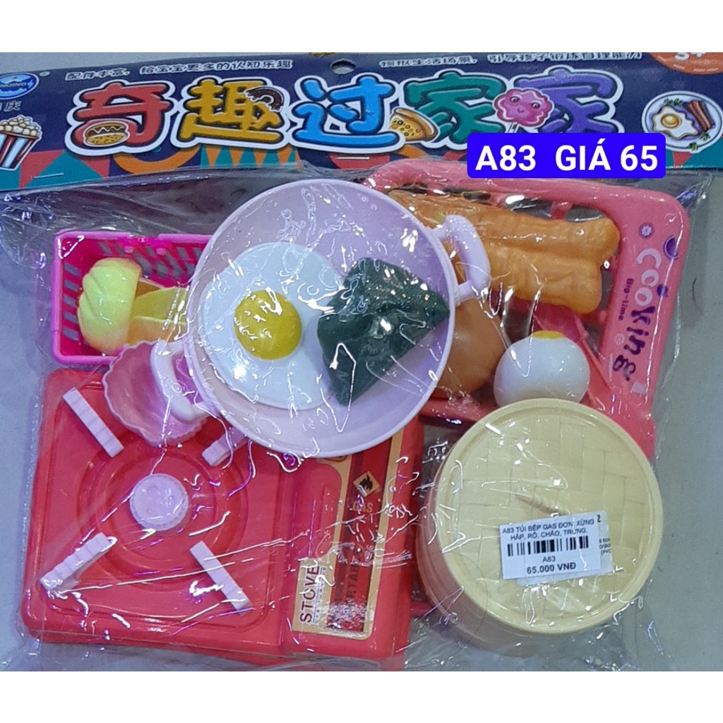 Đồ chơi bé gái - Túi chơi đồ hàng các loại