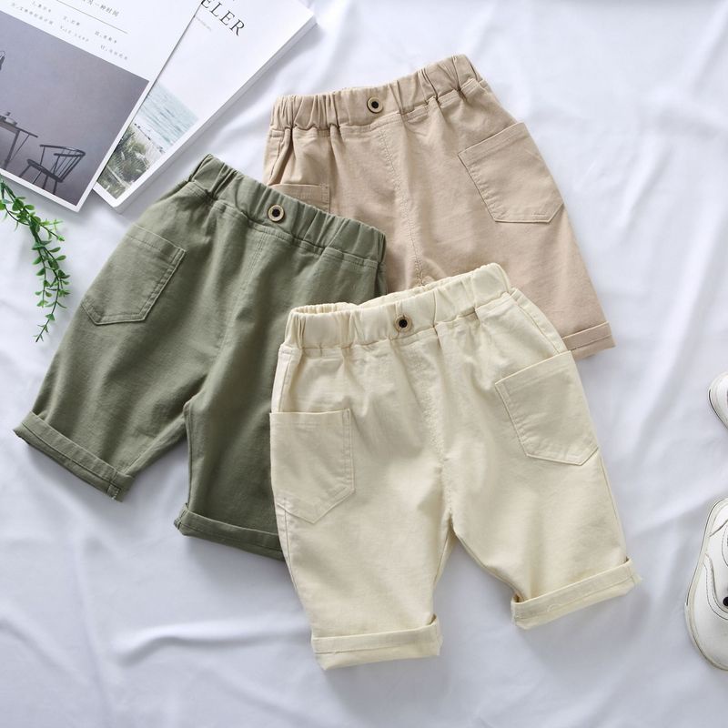 Quần Yếm Lửng Thời Trang Dành Cho Bé Trai
