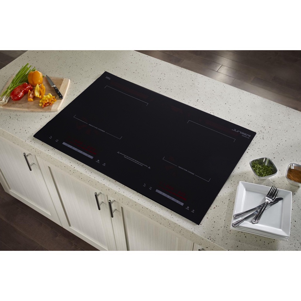 BẾP ĐIỆN TỪ ĐÔI JUNGER CEJ-200-II Hàng chính hãng tặng máy hút mùi kính cong