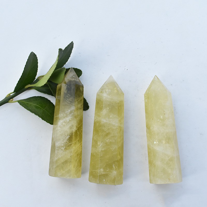 Trụ đá thanh tẩy Citrine