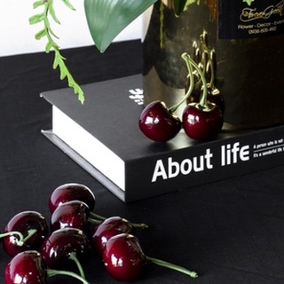 Chùm quả cherry giả _ quả anh đào trang trí cao cấp